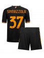 AS Roma Leonardo Spinazzola #37 Kolmaspaita Lasten 2023-24 Lyhythihainen (+ shortsit)